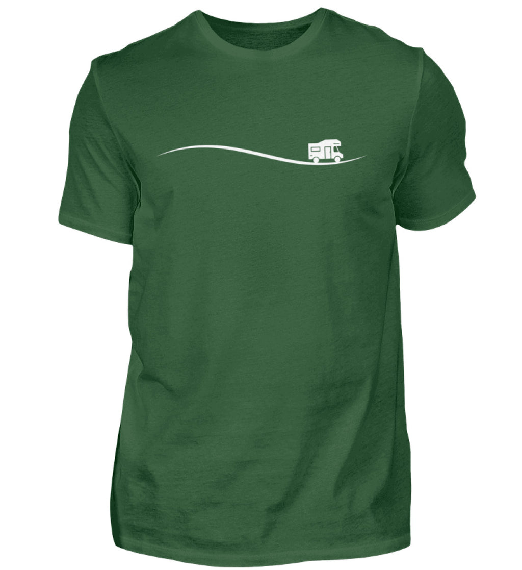 UNTERWEGS - Herren Shirt in der Farbe Bottle Green