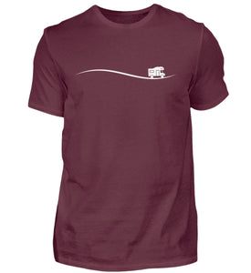 UNTERWEGS - Herren Shirt in der Farbe Burgundy