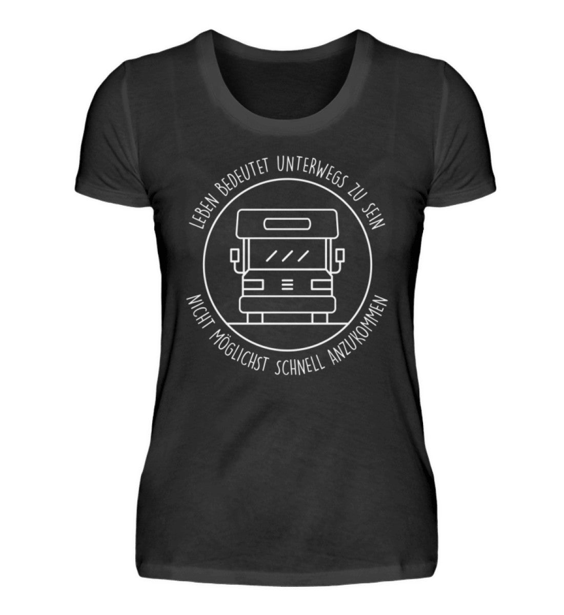 UNTERWEGS - Damenshirt in der Farbe Black