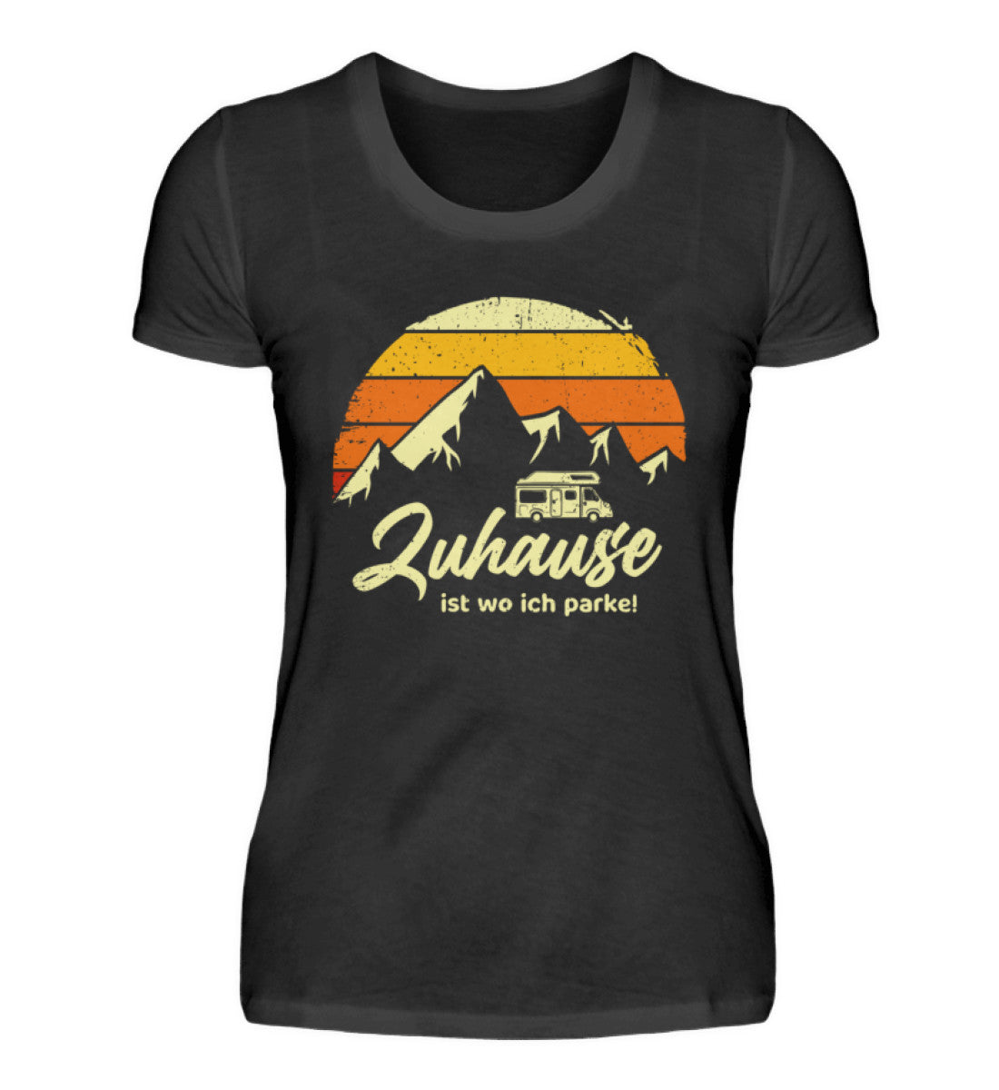 ZUHAUSE - Damenshirt in der Farbe Black