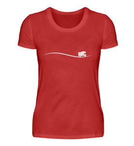 UNTERWEGS - Damenshirt in der Farbe Red