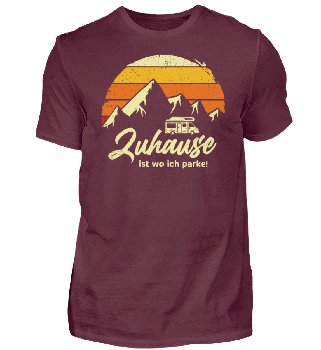 ZUHAUSE - Herren Shirt in der Farbe Burgundy