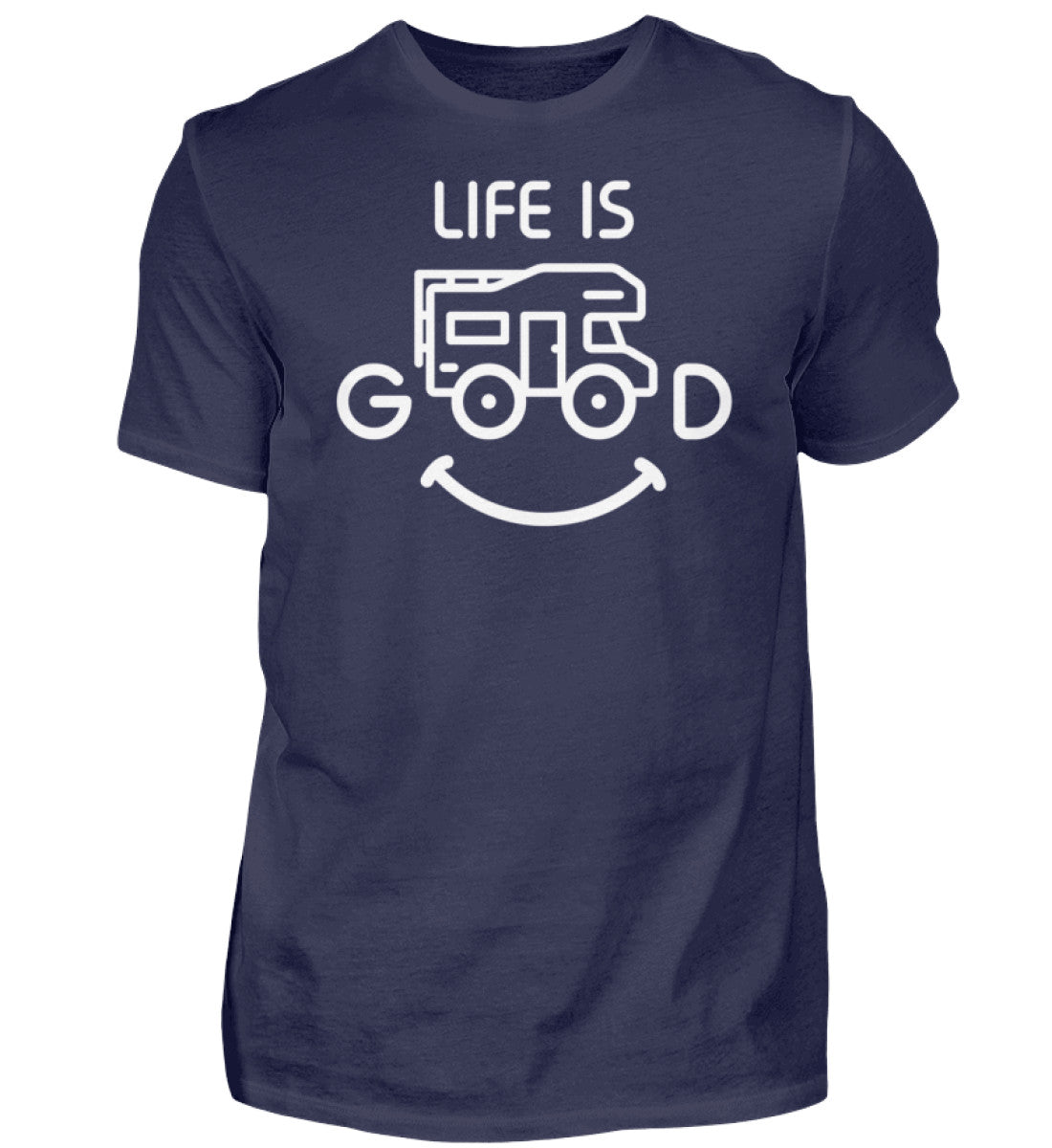 LIFE IS GOOD - Herren Shirt in der Farbe Navy